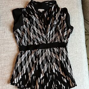 Calvin Klein Monochrome Zigzag Dress